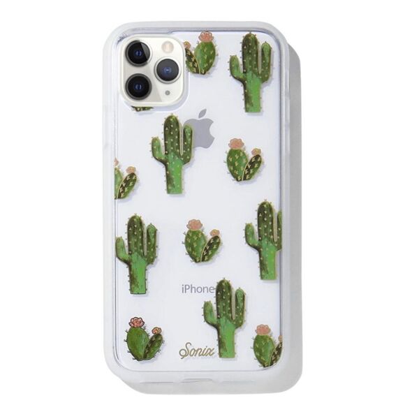 Sonix Prickly Pear Case for iPhone 11 Pro Max  Clear Cactus Case for Apple - Picture 1 of 8